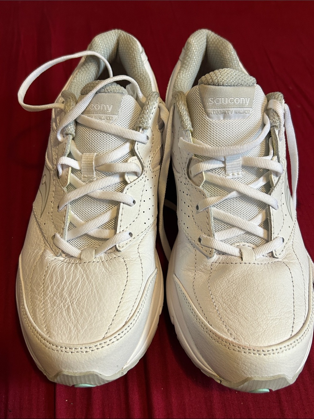 Saucony Men's White Athletic Walking Sneakers